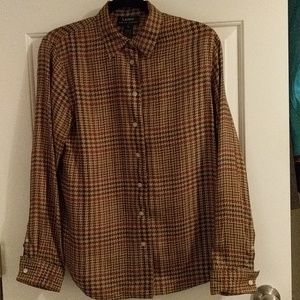 Classic style silk blouse